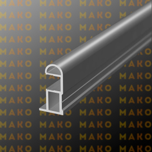 Профиль вертикальный MS162 Серебро (A00)